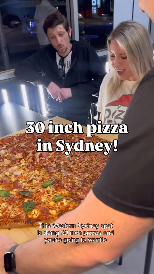 30 inch pizza St Marys — BiteBuddiezz reaction