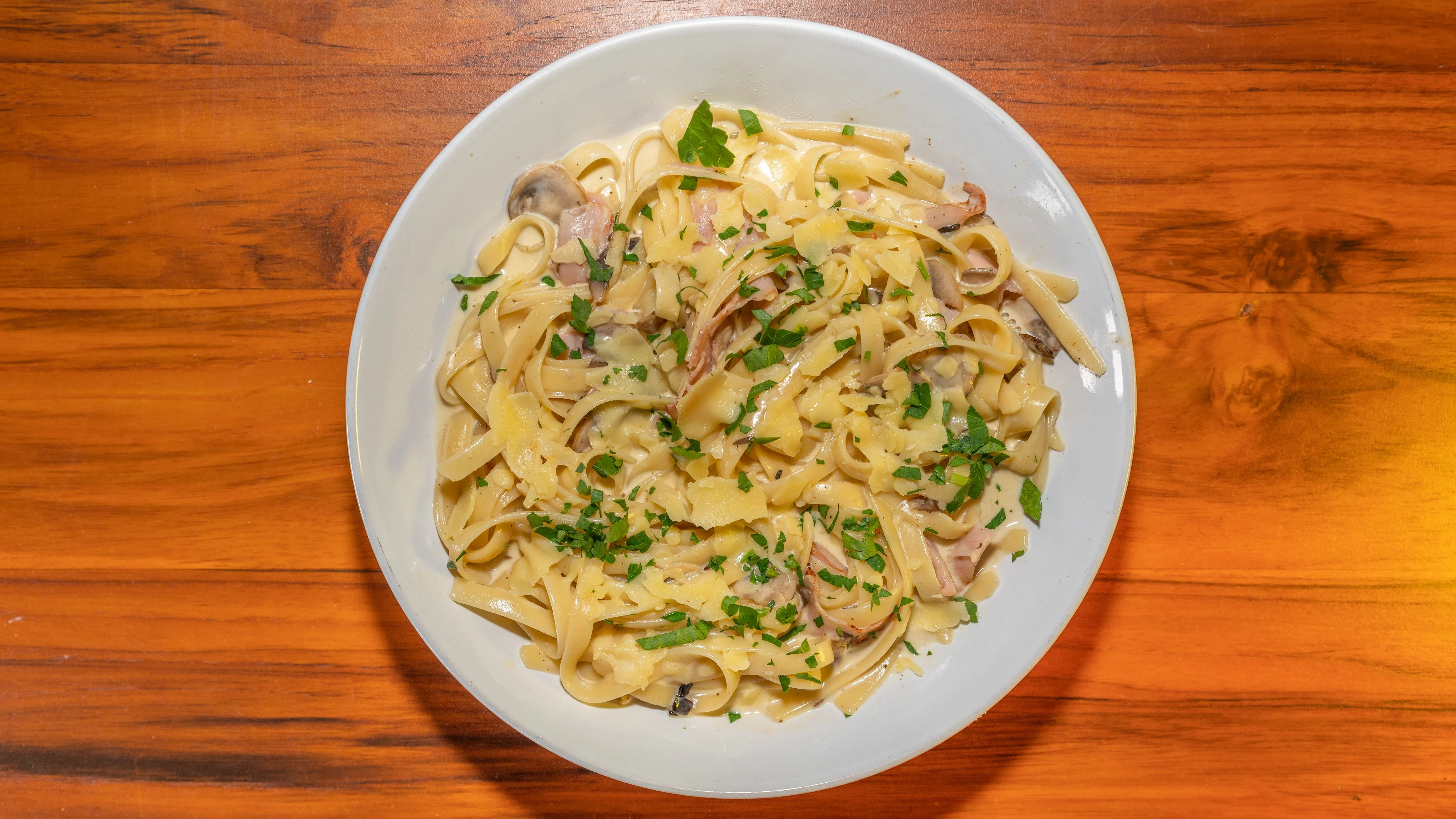 Boscaiola menu item at Certified Pizza
