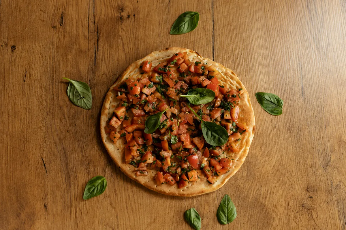 Bruschetta Pizza at Certified Pizza