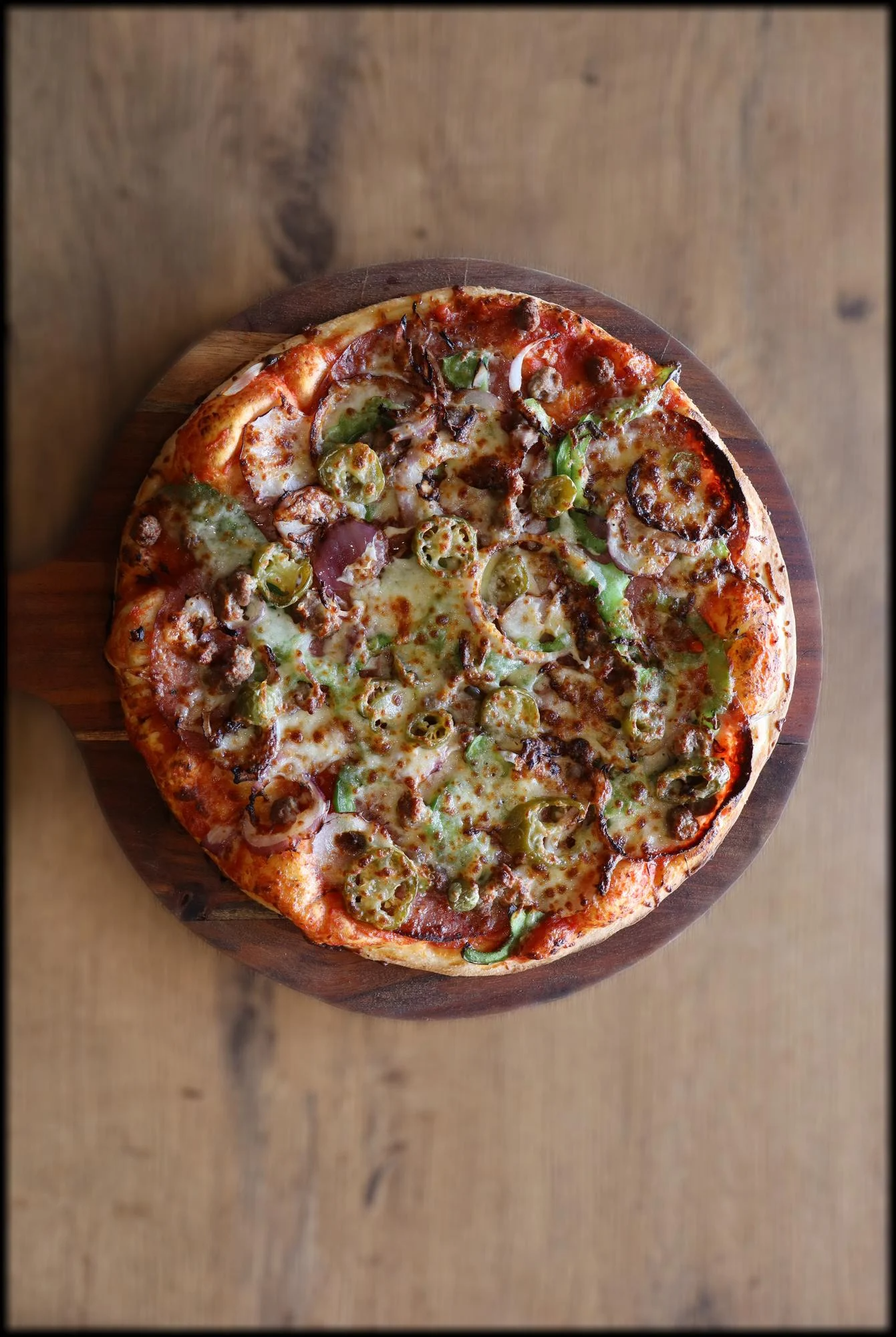 Mexican pizza at Certified Pizza