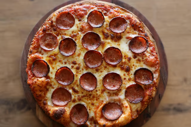 Pepperoni pizza at Certified Pizza