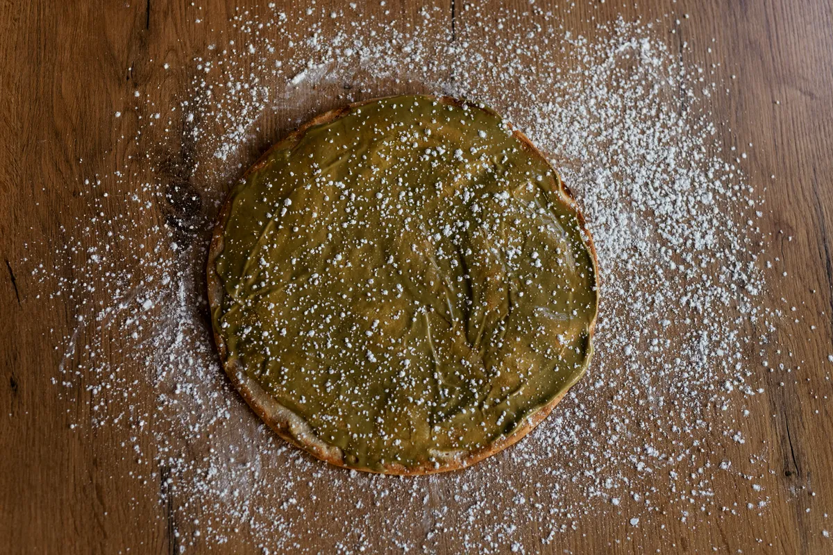 Pistachio Pizza at Certified Pizza